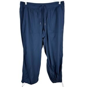 Lululemon Dance Studio Relaxed-Fit Mid-Rise Cropped Pant Navy Women's XL NWT